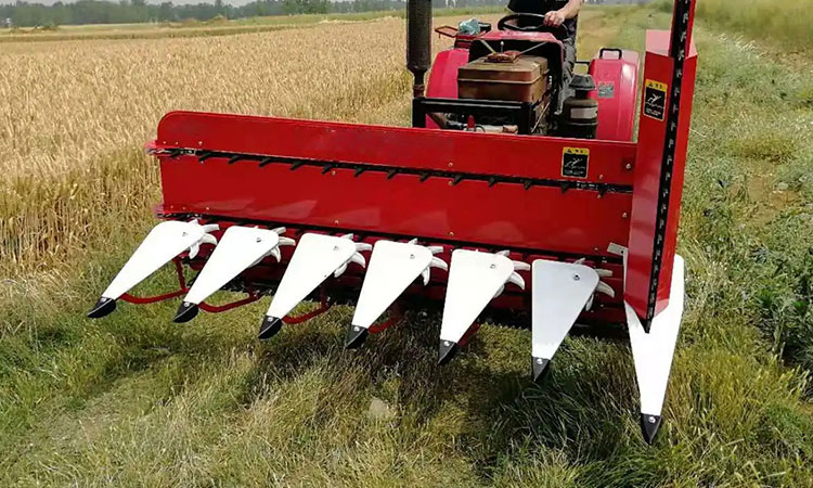 Einsatz einer neuen Erntemaschine